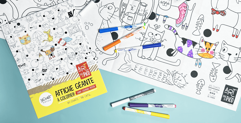 GRANDE ANNONCE - Nouveaux coloriages géants - PiCO Tatoo