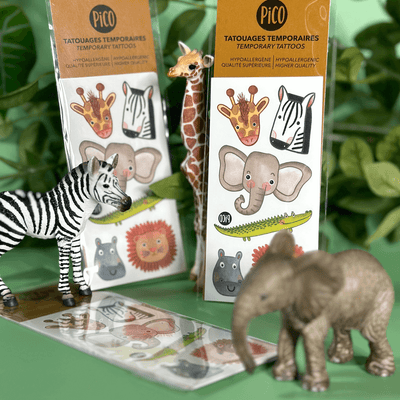 Mignons tatouages des animaux de la jungle | PiCO Tatoo