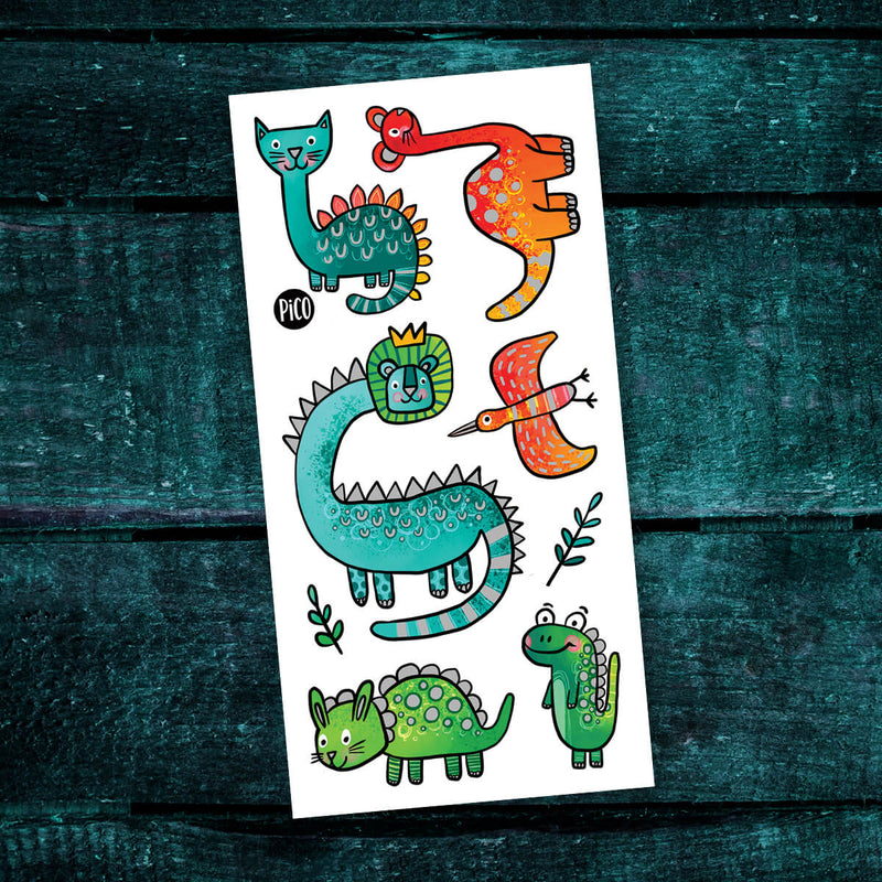 Promotion avec livre à colorier de dinosaures
