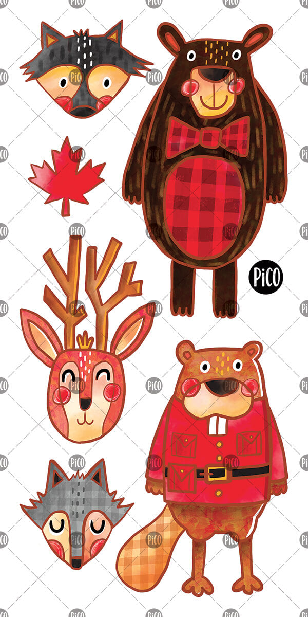 Tatouages des animaux du Canada par PiCO Tatoo