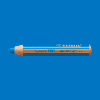 Crayon woody 3 en 1  couleur individuel Stabilo
