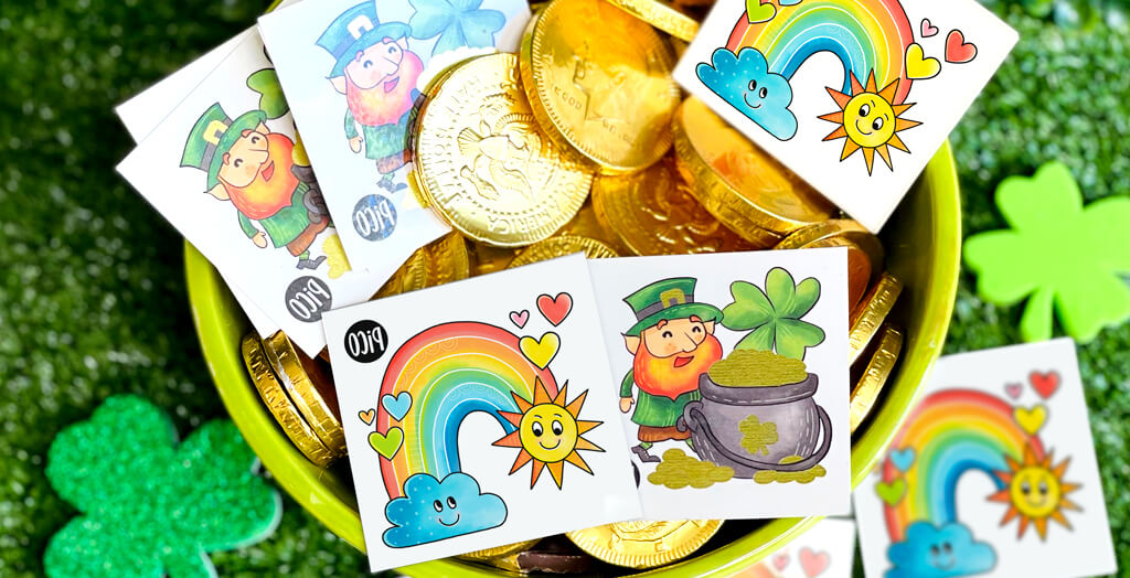 Célébrez la Saint-Patrick avec PiCO Tatoo : coloriages et tatouages festifs - PiCO Tatoo