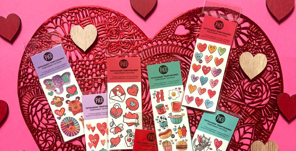 Célébrez une Saint-Valentin originale avec PiCO Tatoo : tatouages temporaires, surprises et activités créatives - PiCO Tatoo