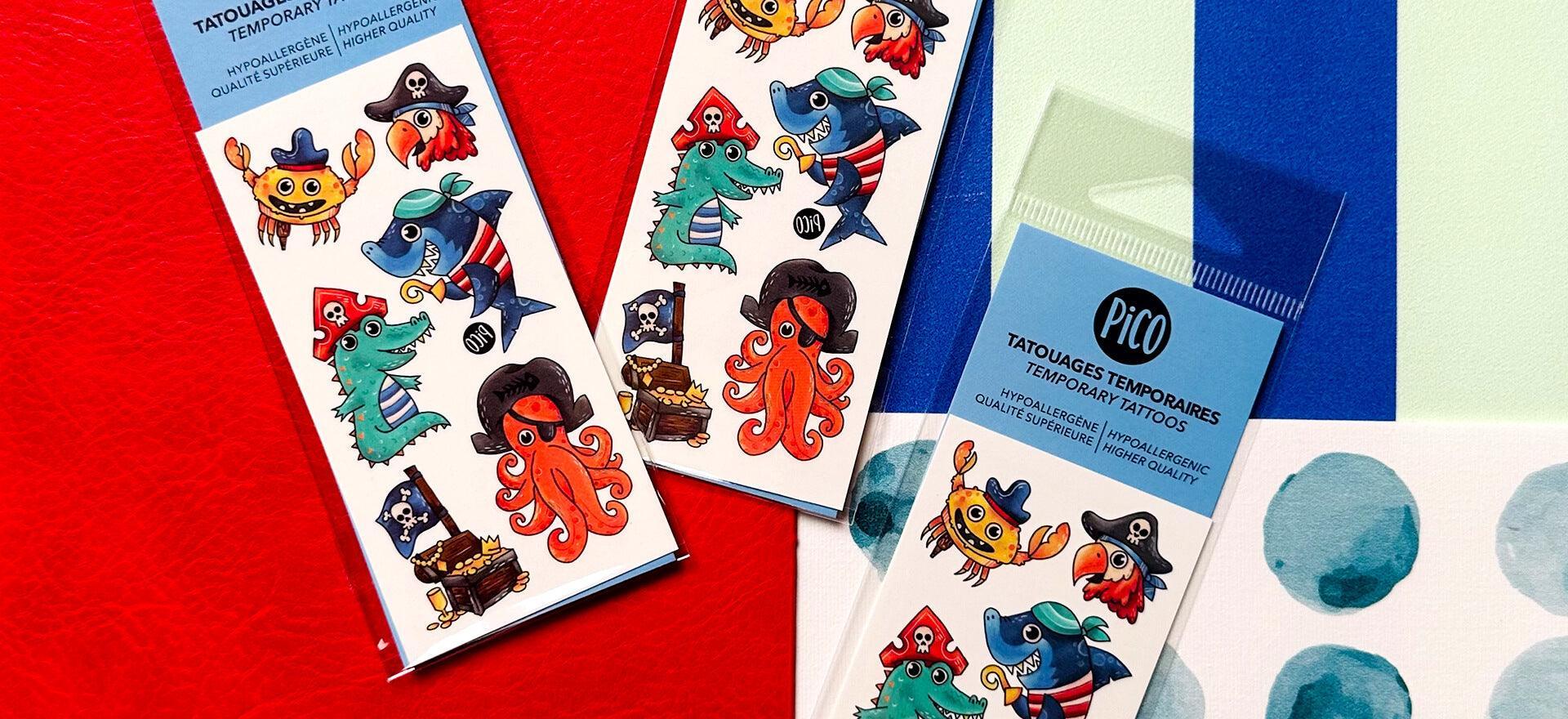 Embarquez pour des aventures pirates - PiCO Tatoo