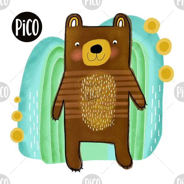 Tatouages temporaires en vrac de petit ourson par PiCO Tatouages temporaires faits au Québec. / Teddy bear temporary tattoos in bulk by PiCO Tatoo. Made in Quebec.