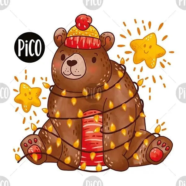 Tatouages temporaires L’Ours et ses Lumières en vrac - PiCO Tatoo