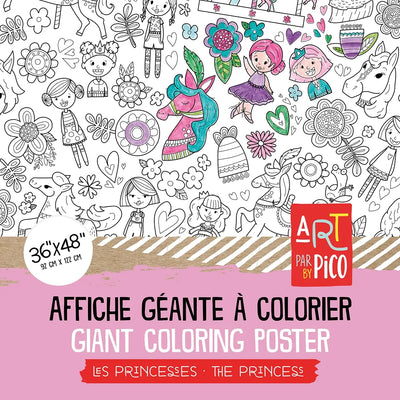 Atelier Rue Tabaga - Coloriage géant LESCHATS