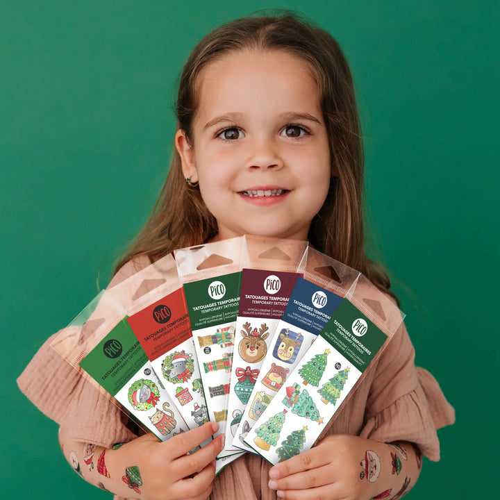 Holiday Sale - Set of 6 Christmas Tattoos