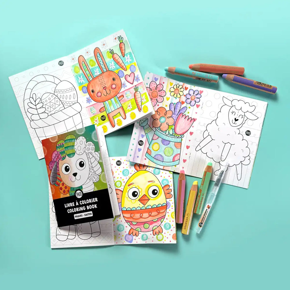 Mini livre à colorier - Pâques Livres d'activités PiCO Tatoo