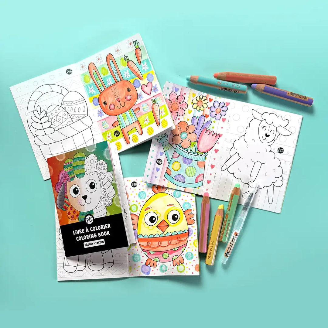 Mini livre à colorier - Pâques Livres d'activités PiCO Tatoo