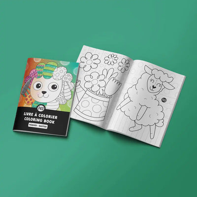 Livre à colorier Pâques - Activité créative pour enfants 