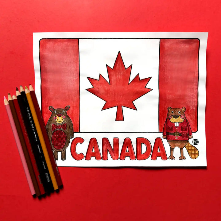 Free coloring - Go Canada