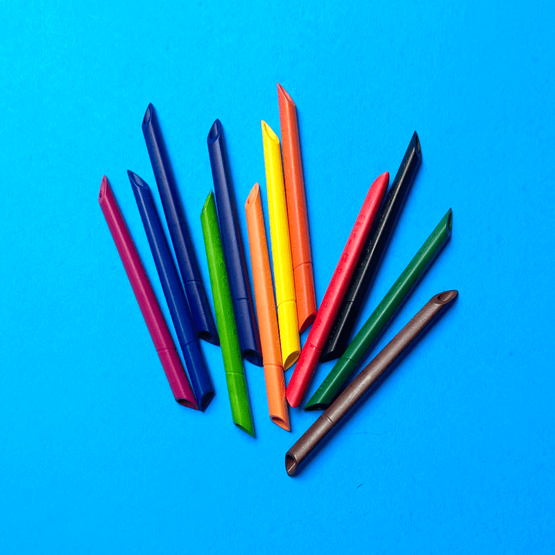 8 crayons de couleur sans besoin d&