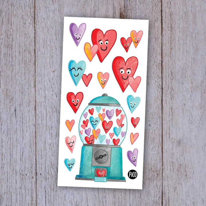 Promo de St-Valentin - Ensemble de 6 tatouages Tatouages temporaires PiCO Tatoo