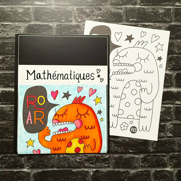Free coloring - Cute monster