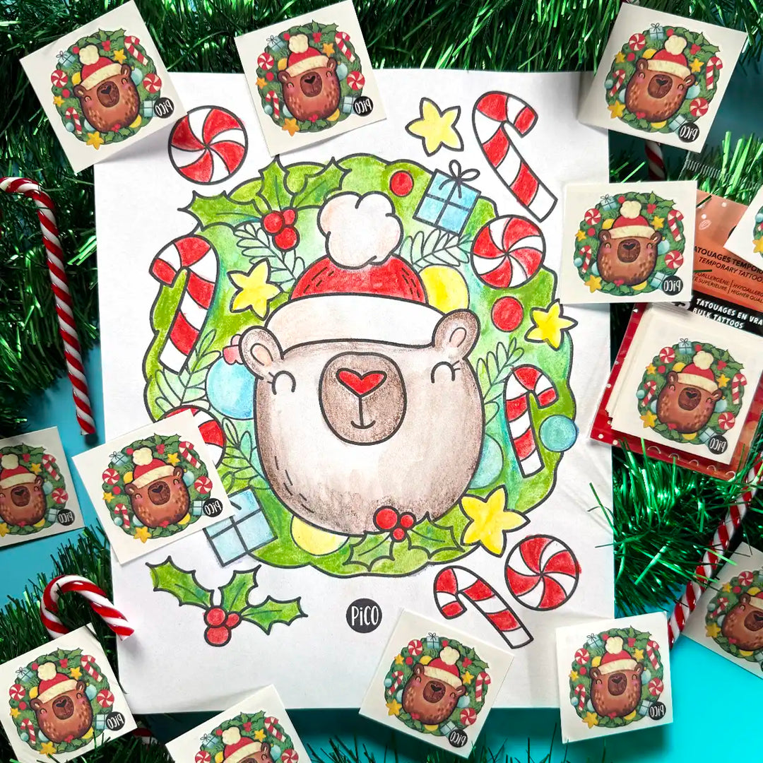 Free coloring - Crowned Bear