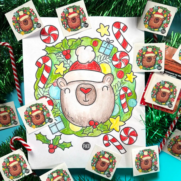 Free coloring - Crowned Bear