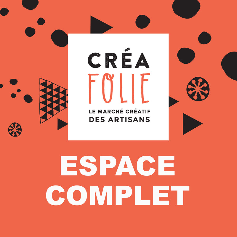 Créafolie - Espace complet + Bout de rangée - 500$