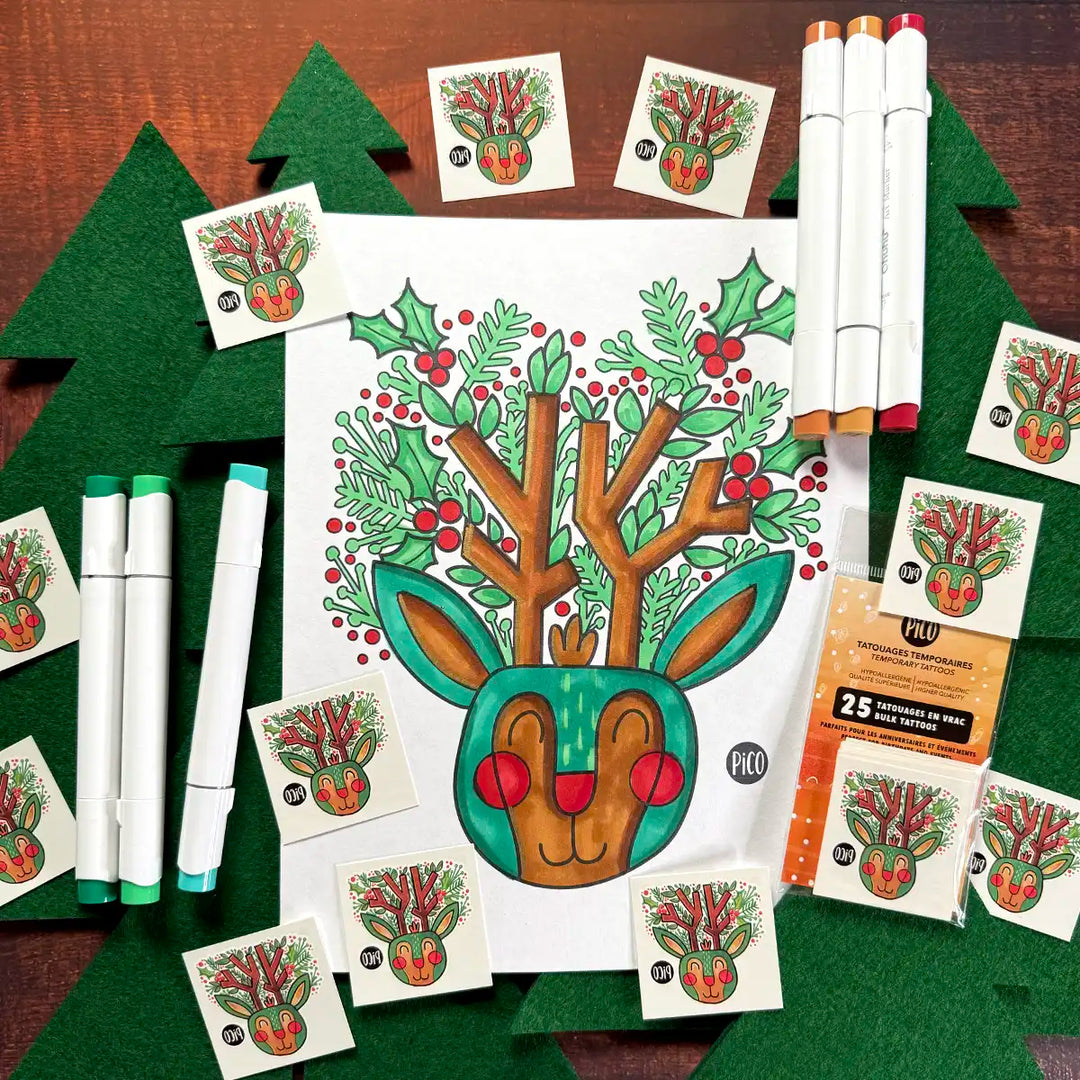 Free coloring - Rudolph the Red-Nosed Reindeer