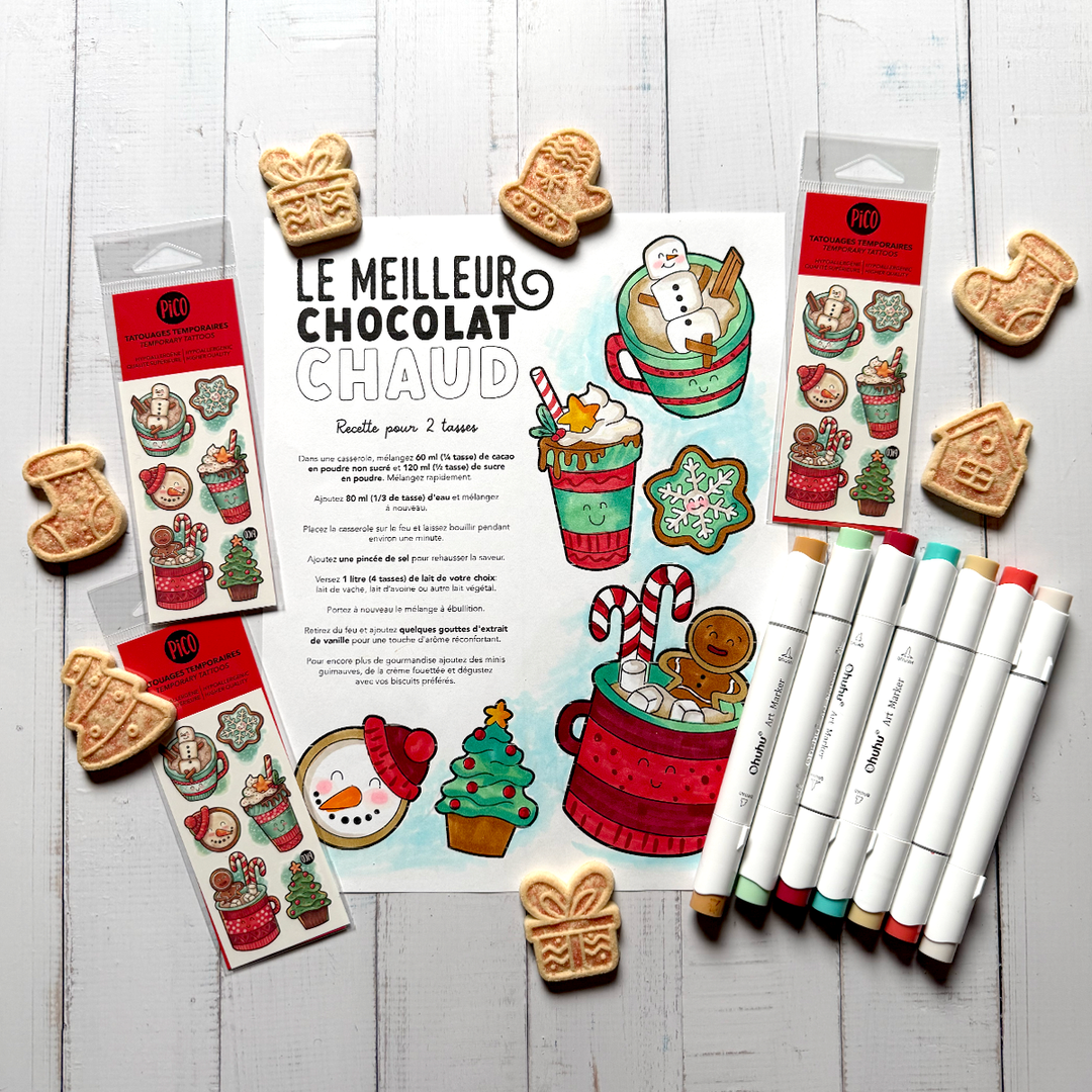 Free coloring page - The best hot chocolate