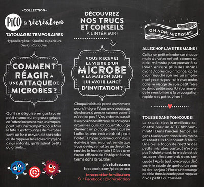 PiCO Tatoo-La Récréation/ Les microbes.