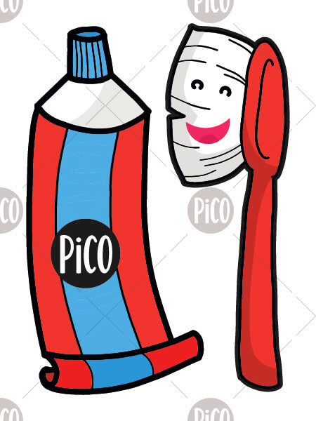 PiCO Tatoo, temporary tattoos in bulk/ Toothbrush